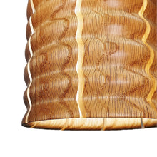 Load image into Gallery viewer, Quarter image of Strake Studio Dello Pendant Lamp made from Oak wood.