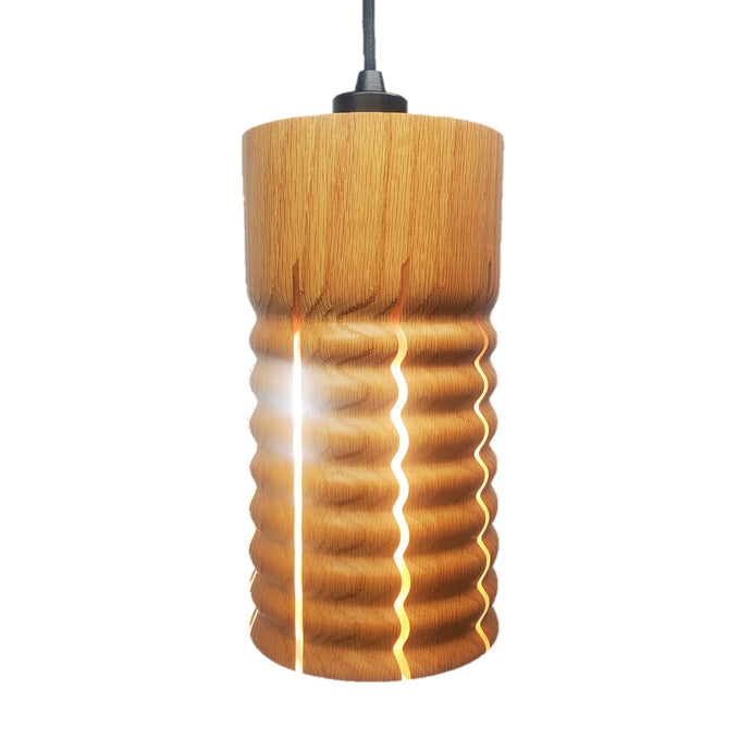 Strake Studio Dello Pendant Lamp made from Oak wood.