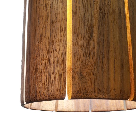 Quarter image of Strake Studio Latimore Pendant Lamp made from Walnut wood.