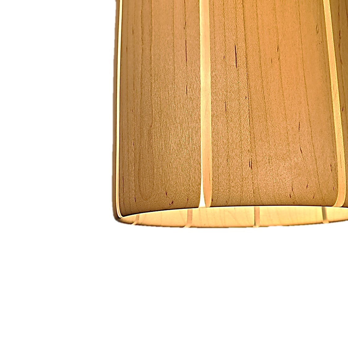 Quarter image of Strake Studio Latimore Pendant Lamp made from Maple wood.