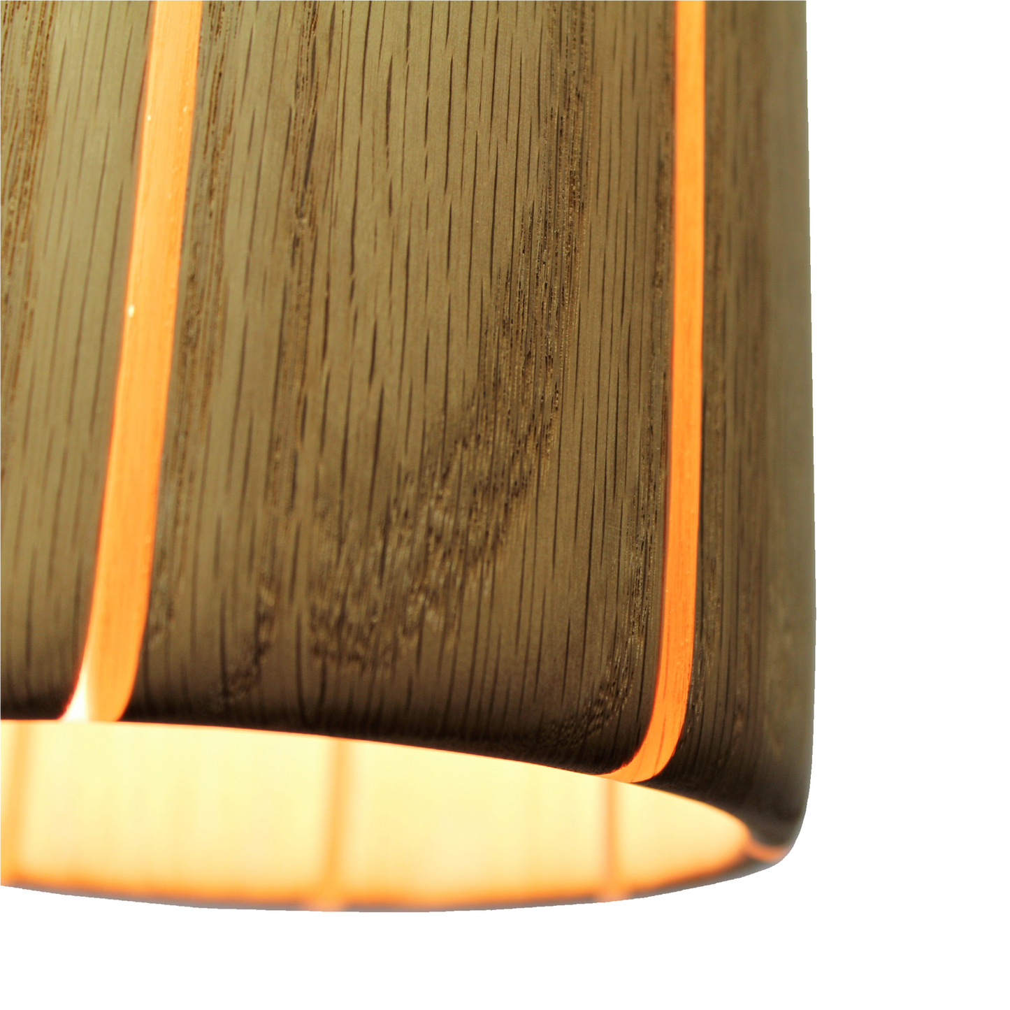 Quarter image of Strake Studio Latimore Pendant Lamp made from Oak wood.